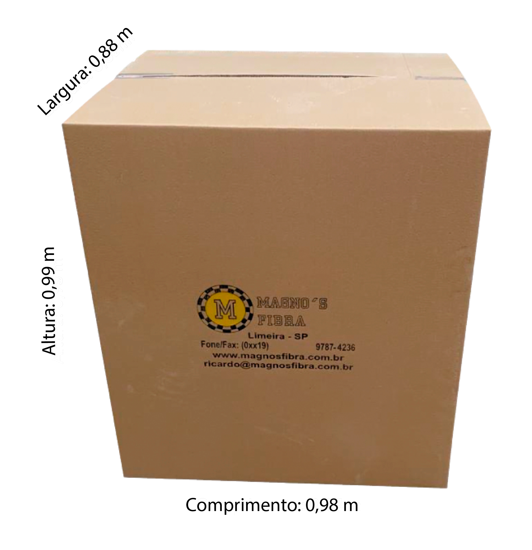 Embalagem de Envio do Carrinho Coco